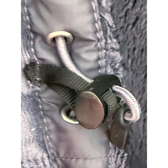 The North Face oso hoodie navy Blue Teddy fleece Jacket Plush womens S - Picture 9 of 13